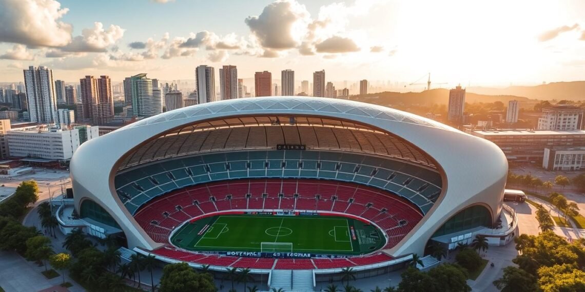 estrutura da Arena Corinthians e modernidade do estádio