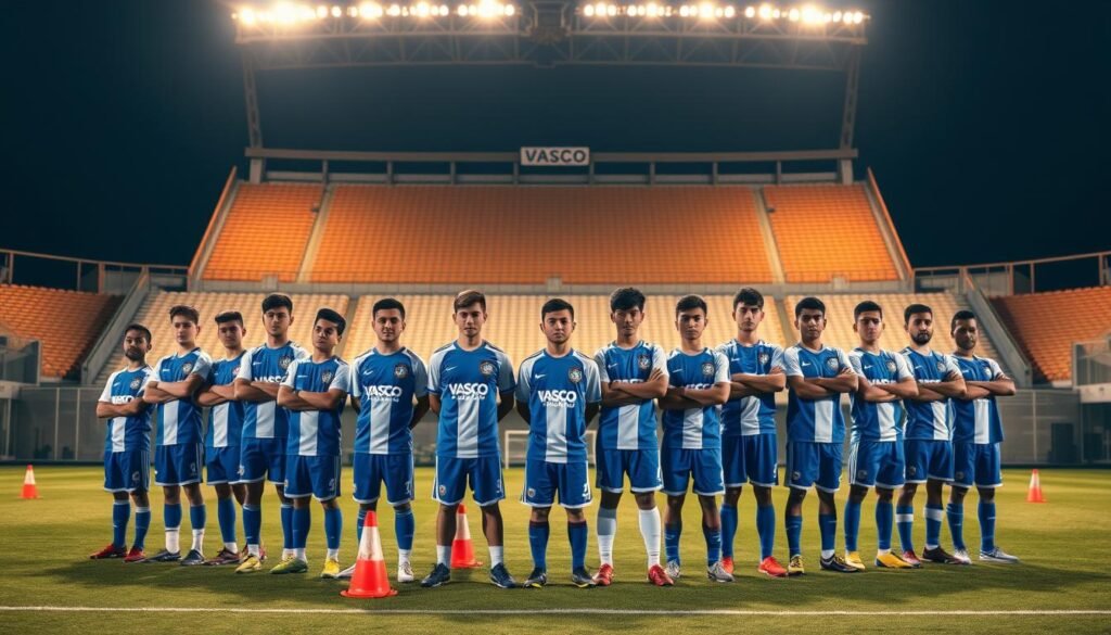 jogadores da base do Vasco