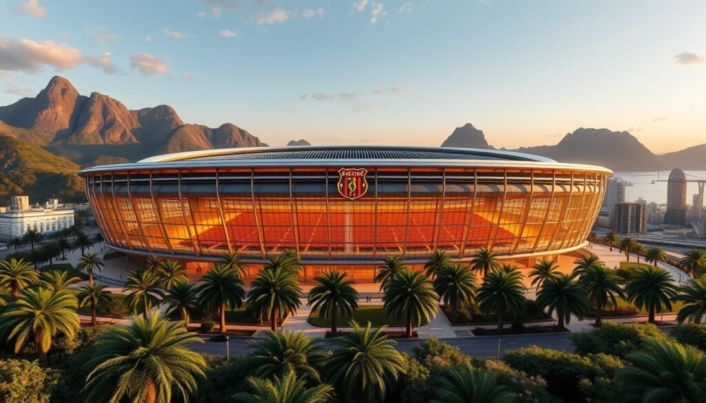 projeto do estádio do Flamengo