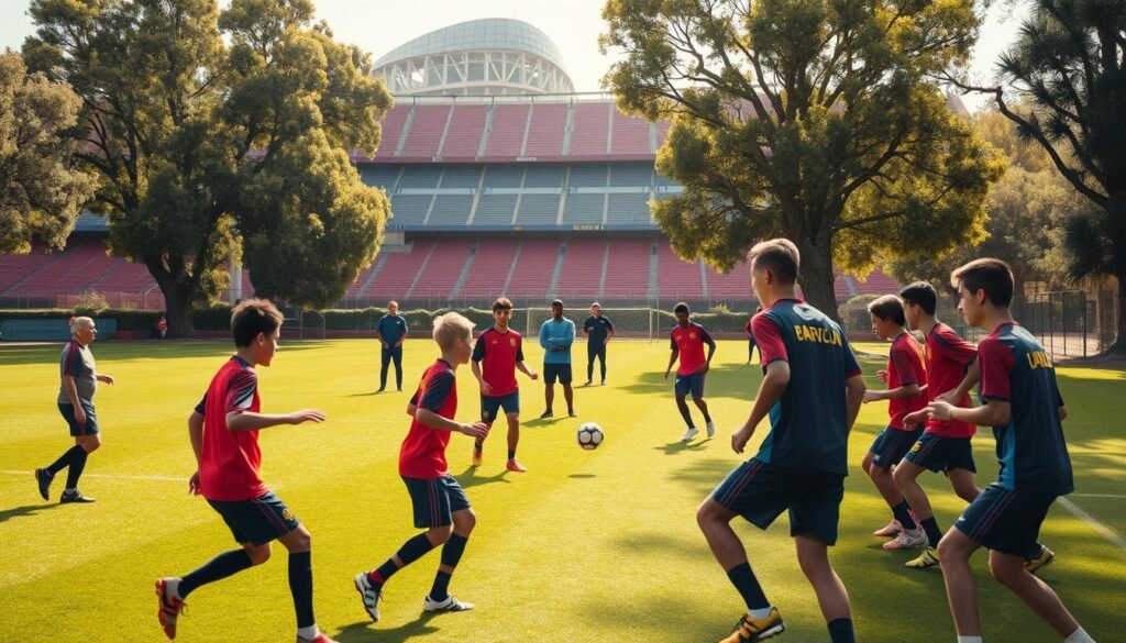 rotina de treinamento La Masia