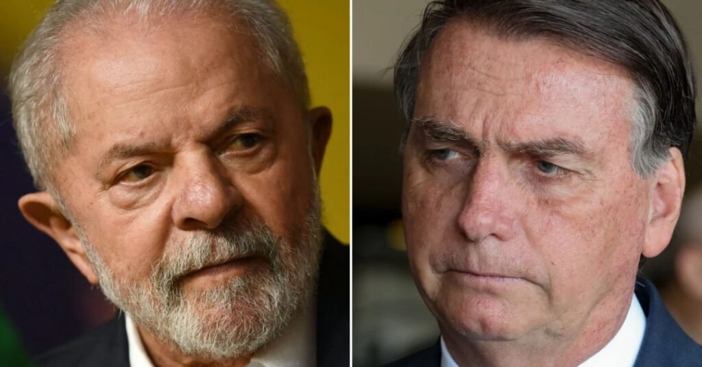 Dois homens em colagem lado a lado, expressões sérias, foco em faces; possível contexto político ou discussão pública.