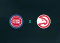Escudos de Detroit Pistons x Atlanta Hawks