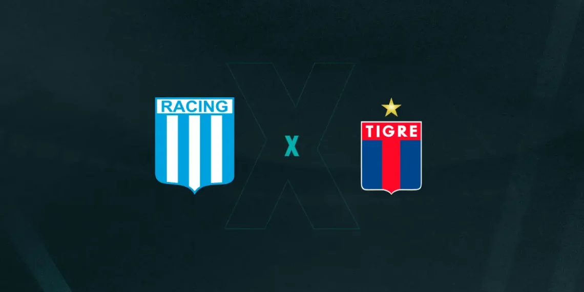 Racing x Tigre: onde assistir, horário e escalações 01/12 31 Escudos de Racing x Tigre, que se enfrentam pelo Campeonato Argentino