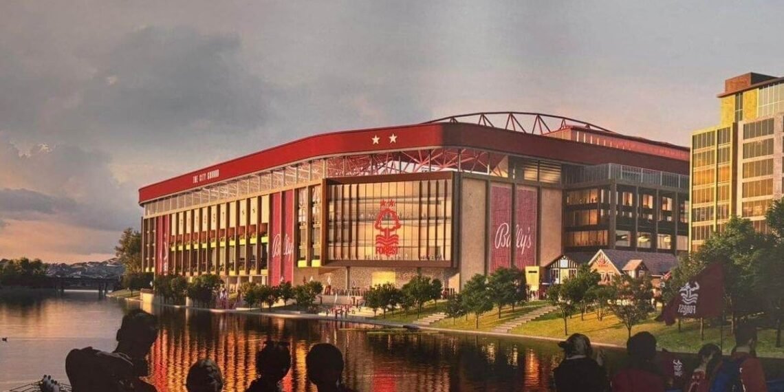 Nottingham Forest apresenta projeto de ampliação do estádio para 52 mil lugares 31 Nottingham Forest unveil plans for 52,000-capacity stadium expansion