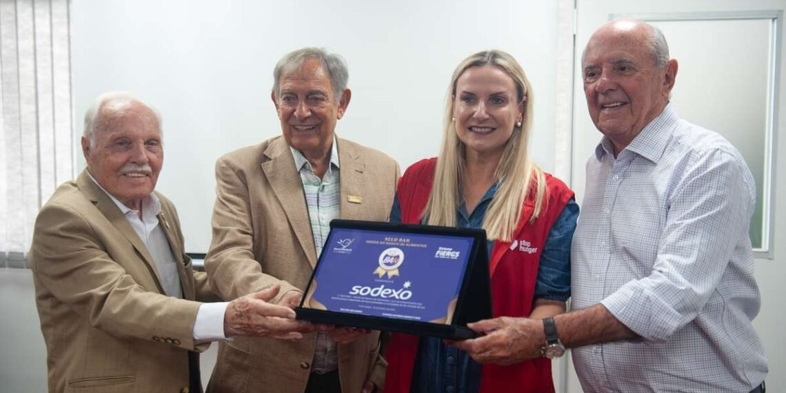 Sodexo recebe reconhecimento do Banco de Alimentos por ações de impacto social no RS