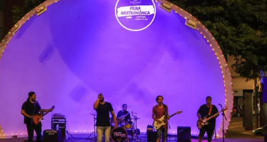 Banda londrinense GAF se apresenta no palco do Sextou na Concha