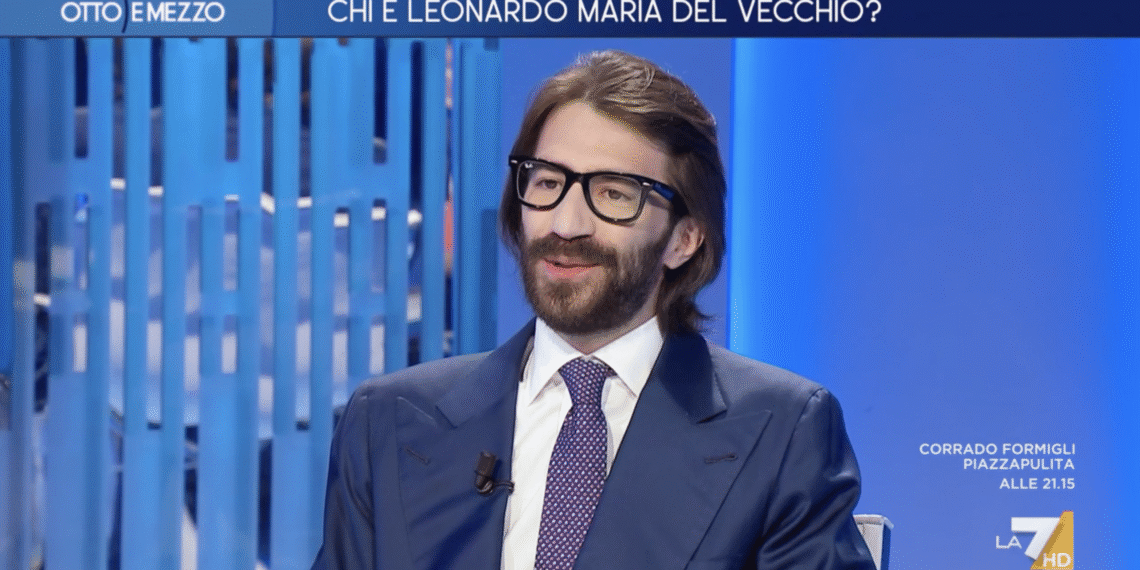 La surreale intervista di Leonardo Del Vecchio a La7