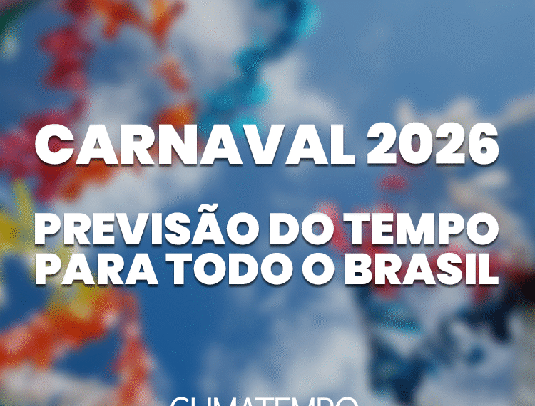 Previsão do tempo para o carnaval de 2026 31 Imagem Previsão Brasil (03/02): Temporais e volumes elevados de chuva no Sul, Sudeste e Centro-Oeste