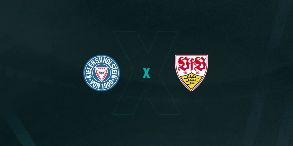 Escudos do Holstein Kiel x Stuttgart