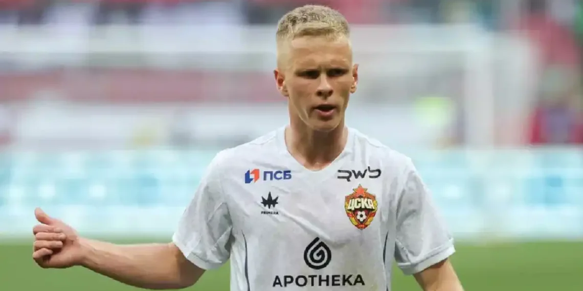 Matvey Kislyak entra na mira do Flamengo e pode reforçar o meio-campo rubro-negro em 2026 - foto: reprodução