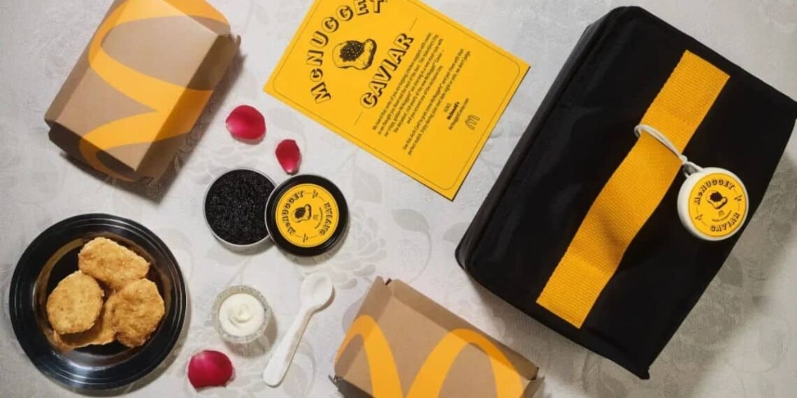 McDonald's transforma receita viral em ação e oferece kits de McNugget Caviar de edição limitada nos EUA - GKPB